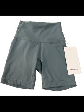 lululemon Wunder Train High-Rise Short Size 0 6" Crater Blue NWT